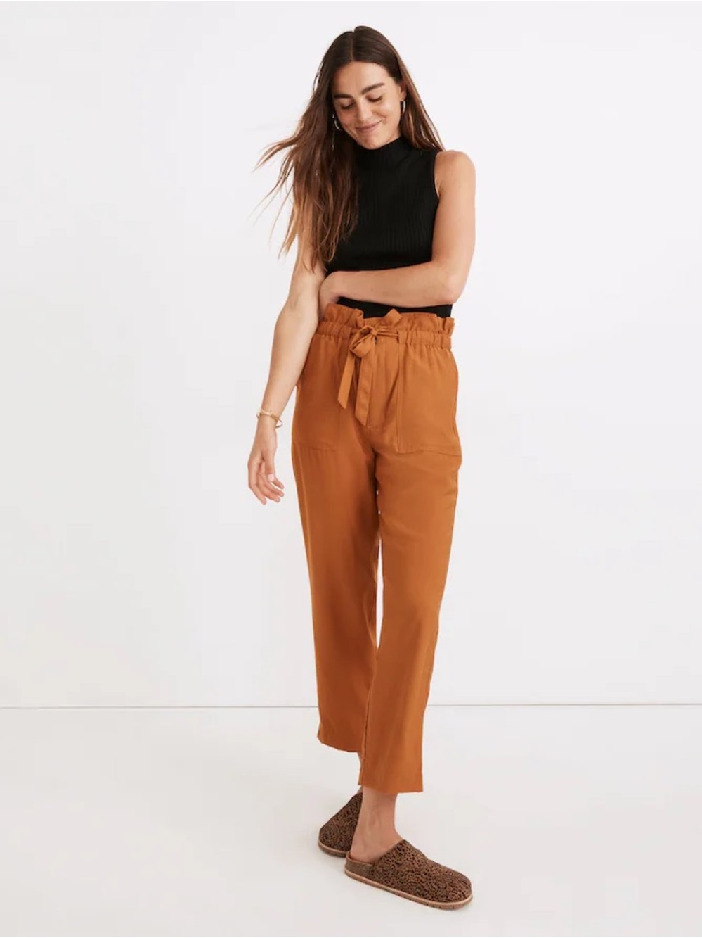 Dunaway Paper Bag Pants | Madewell
